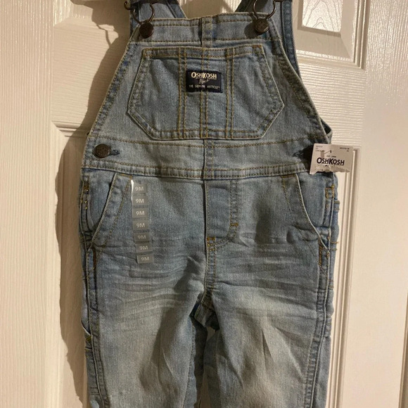 NWT Oshkosh B’Gosh Denim Overalls - Picture 2 of 7